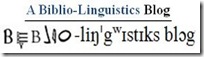 Biblio-Linguistics Blog2